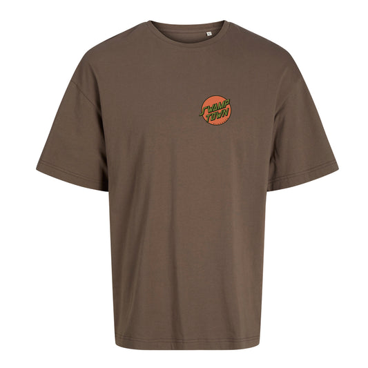 SLIMETOWN T SHIRT - FALCON BROWN