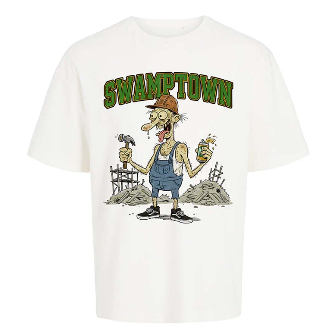 IF YOU BUILD IT T SHIRT - EGRET