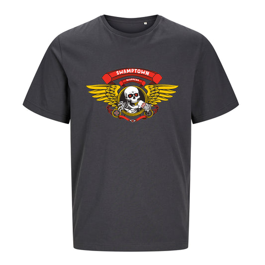 SWAMPTOWN SLAPPERS T SHIRT - ASPHALT