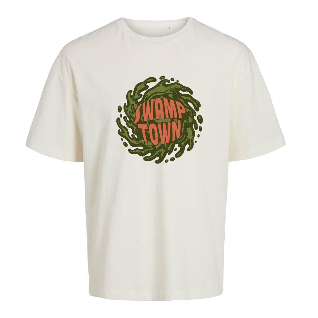SWAMPBALLS T SHIRT - EGRET